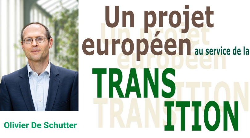Conférence-débat avec Olivier De Schutter sur la transition