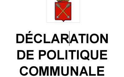 Une feuille de route pour la majorité, la « DPC » ou Déclaration de politique communale