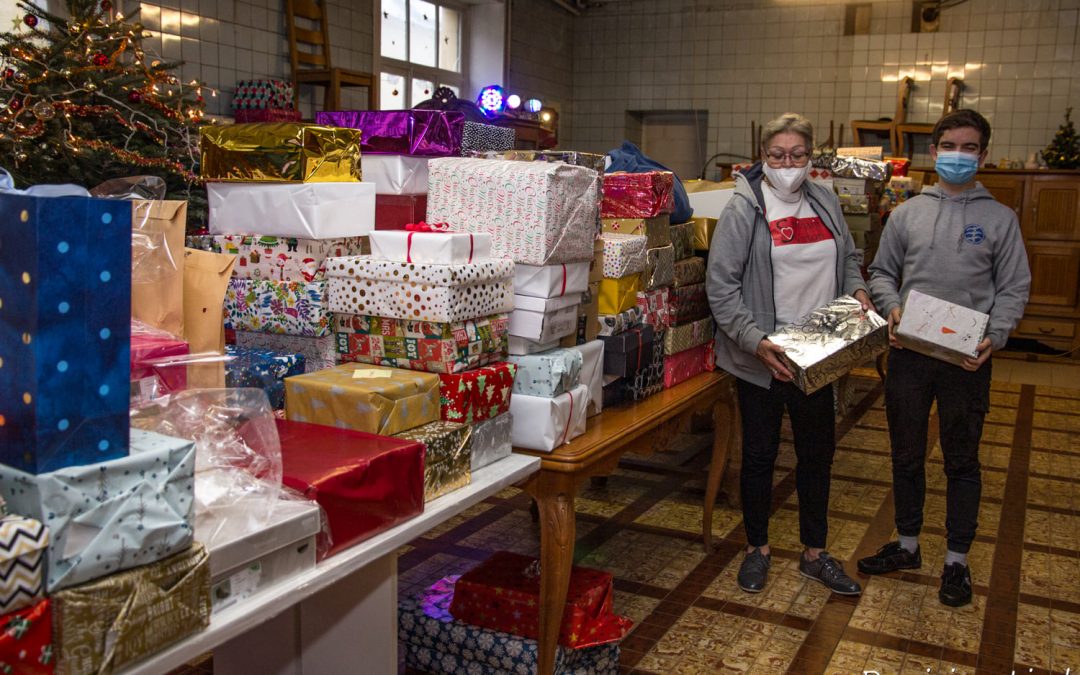 Noël de SolidaritéS-Virton : distribution de boîtes-surprises et de repas