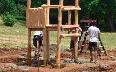 Parc Foncin : convivialité, partage, rencontre : une plaine de jeux dans un parc renouvelé